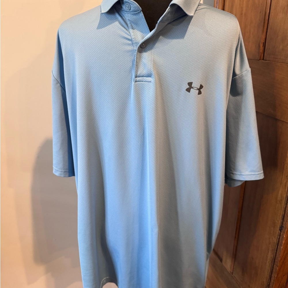 Under Armour Men's Light Blue Polo Shirt